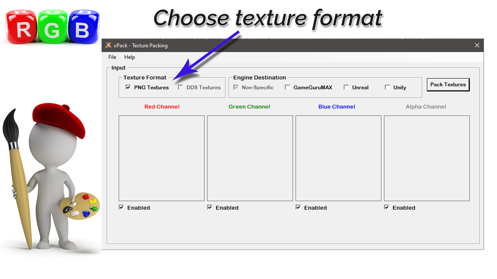 Choose Texture Format