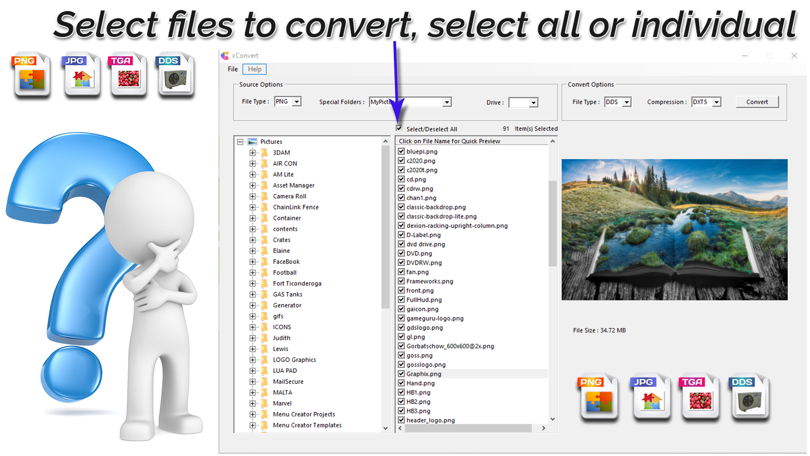 Select Files